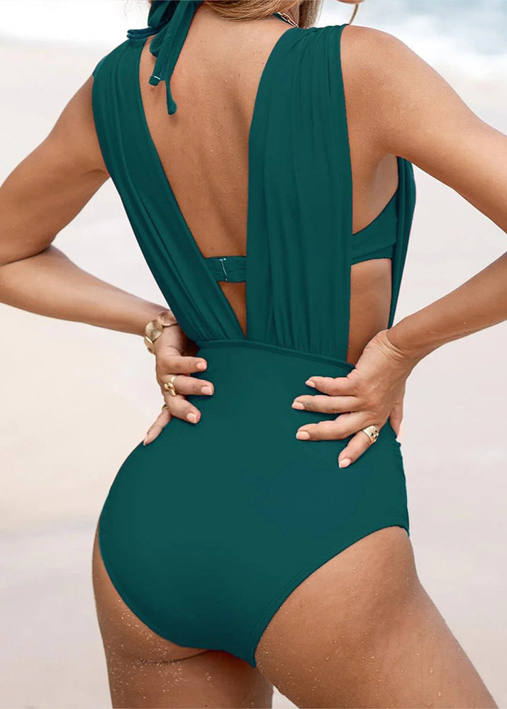 Élise | Maillot galbant chic à col en V
