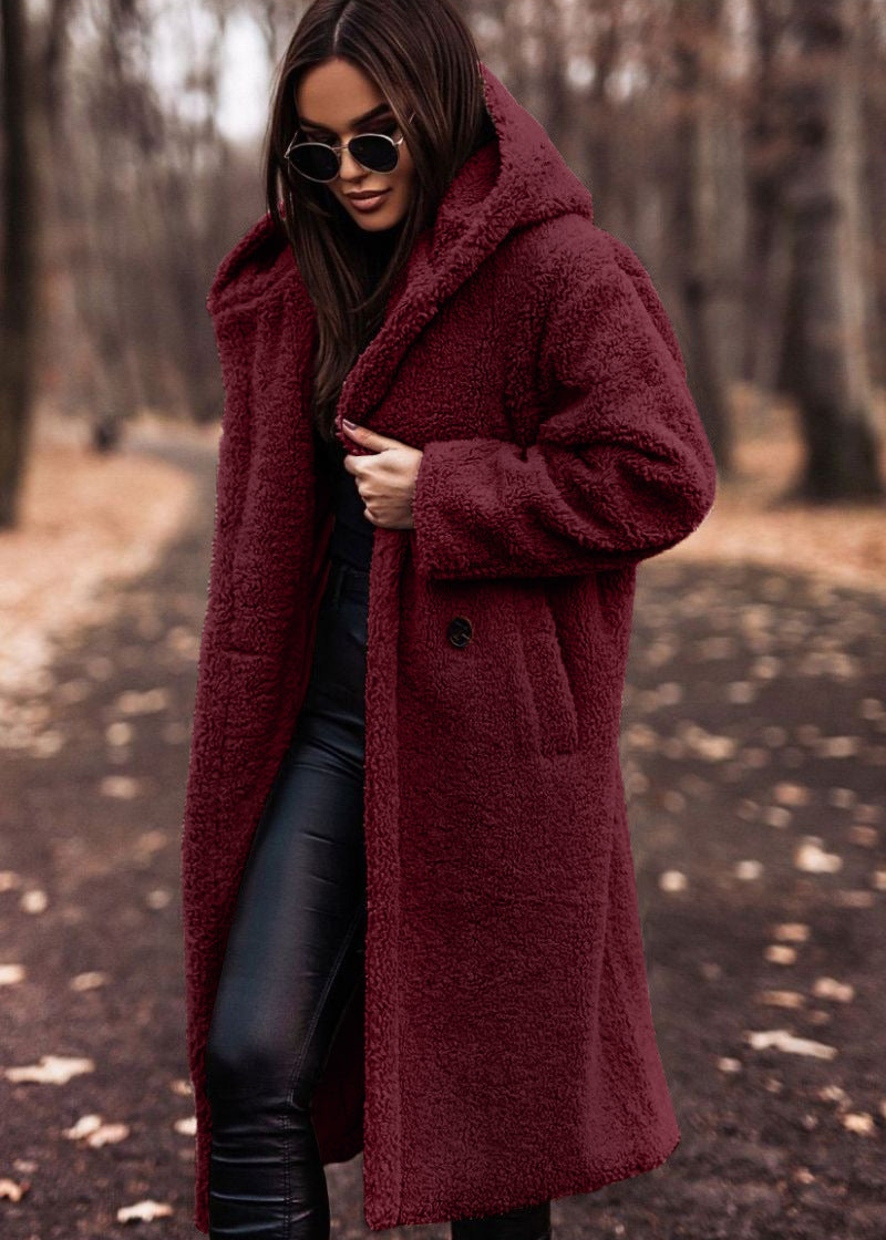 Paris | Manteau en laine à capuche chic