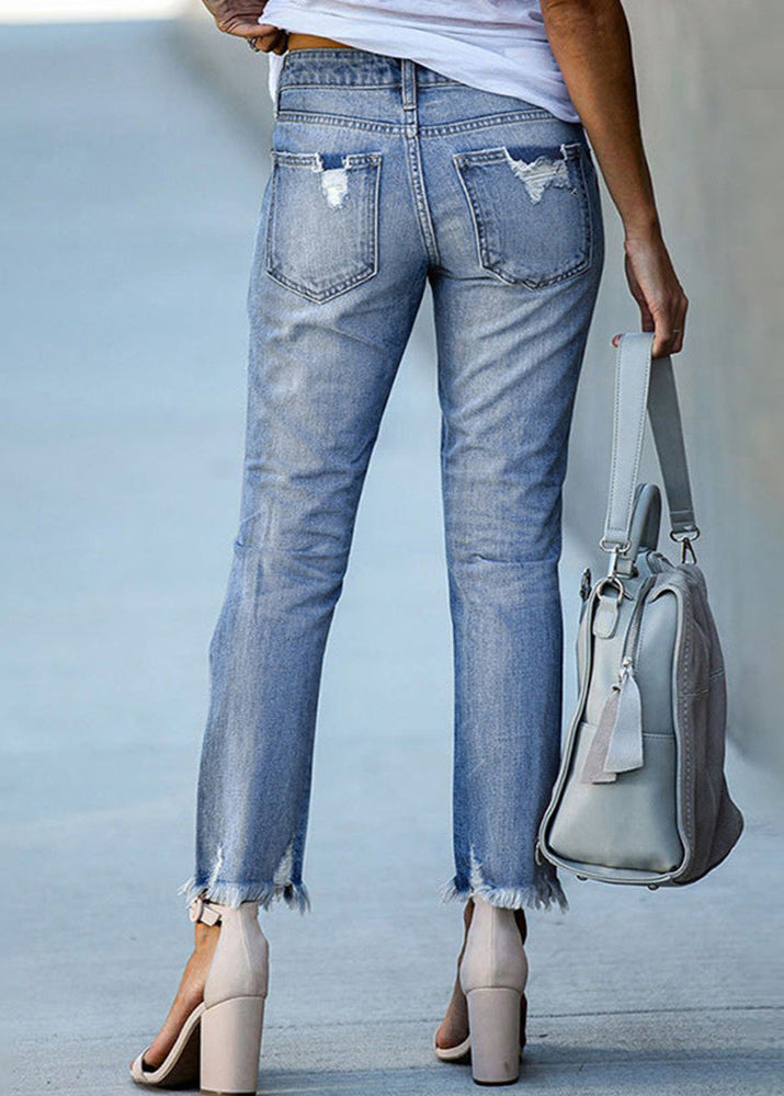Aurélie | Jeans délavés