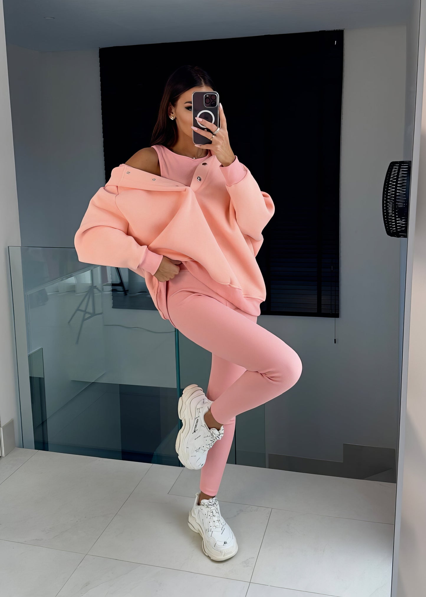 Nina | Ensemble confort avec sweat à capuche surdimensionné