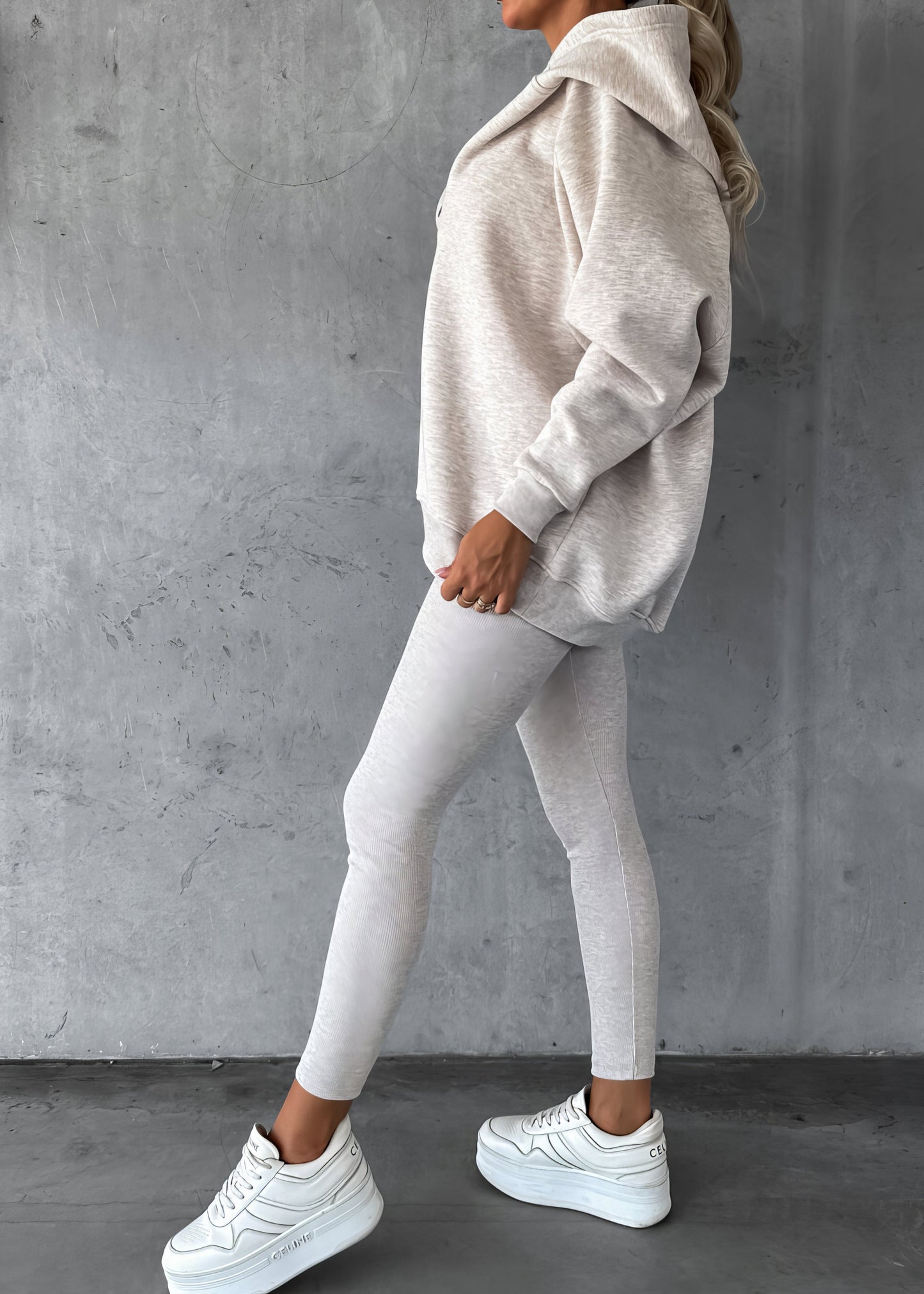 Nina | Ensemble confort avec sweat à capuche surdimensionné