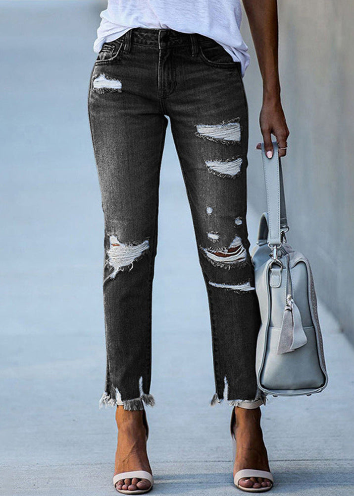 Aurélie | Jeans délavés