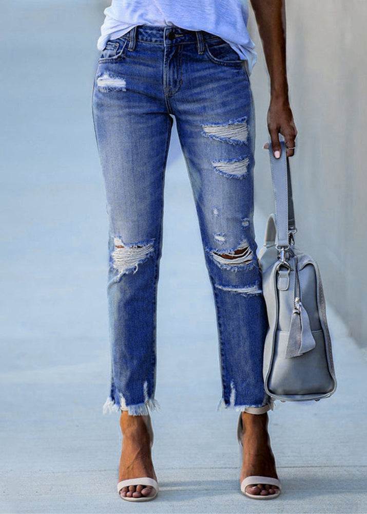 Aurélie | Jeans délavés