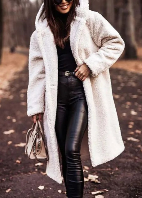Paris | Manteau en laine à capuche chic