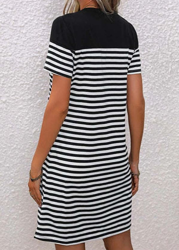 Lena | Robe Décontractée Rayée