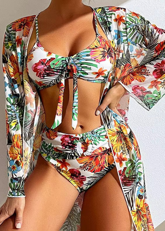 Marina | Ensemble bikini taille haute