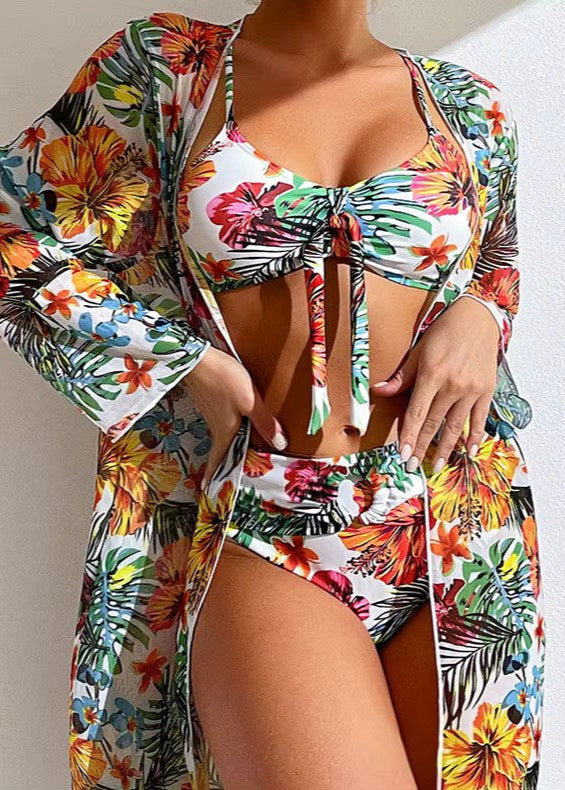 Marina | Ensemble bikini taille haute
