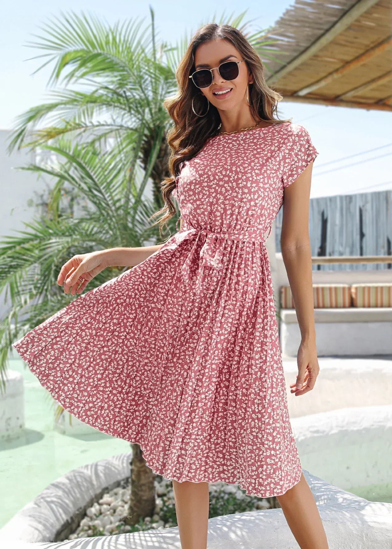 Lauren | Robe à fleurs estivale