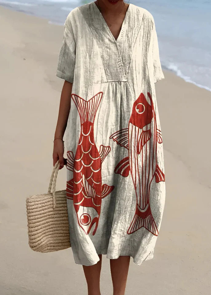 Alida | Robe Imprimée Brise d’Été