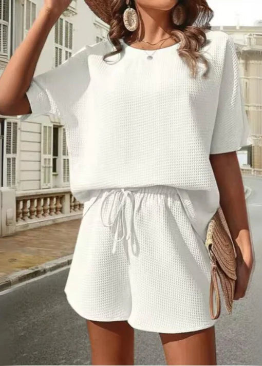 Nicole | Ensemble deux pièces léger à texture gaufrée