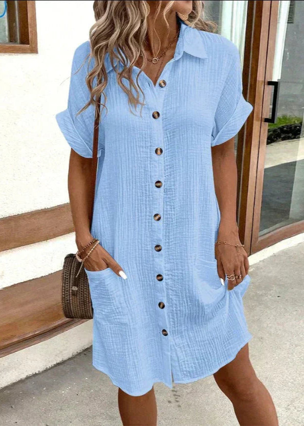 Macy | Robe chemise en coton