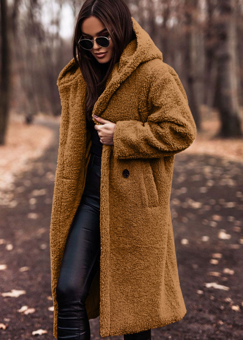 Paris | Manteau en laine à capuche chic