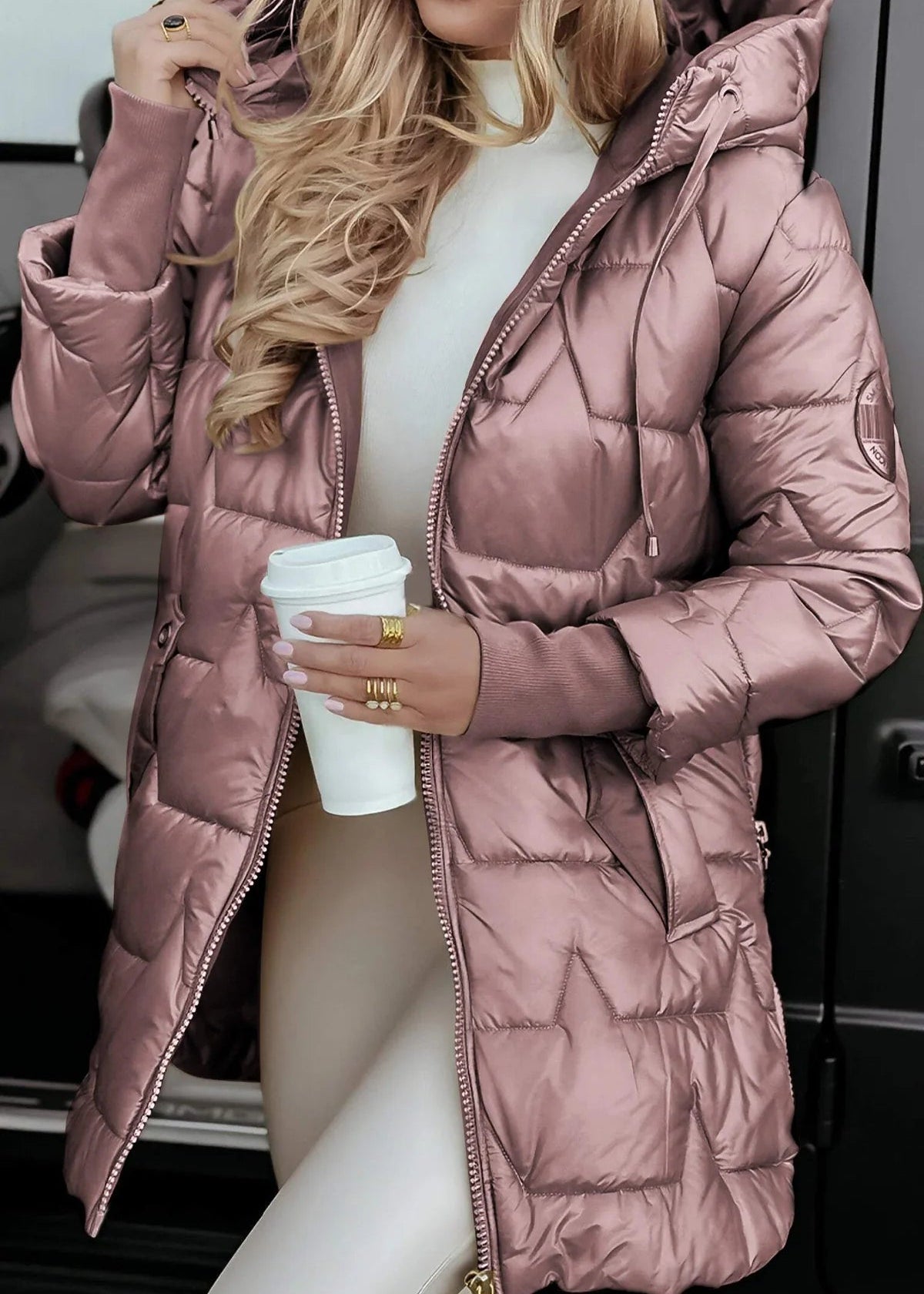 Mira | Manteau d’hiver élégant à capxuche
