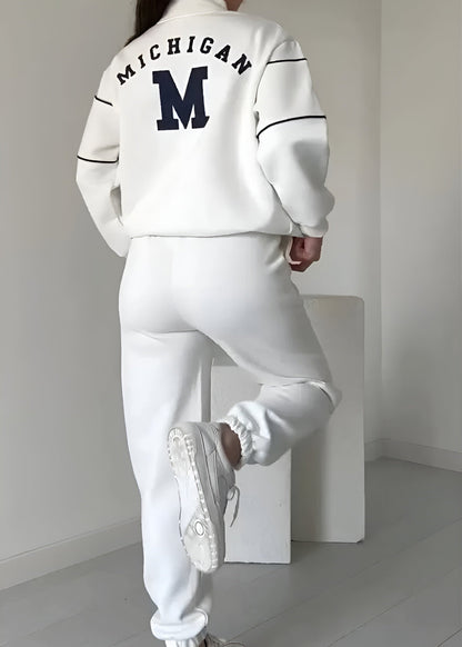 Aimee | Ensemble décontracté chic avec détail "M"