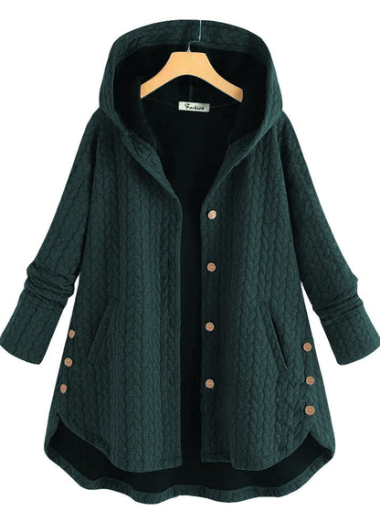 Julie | Manteau côtelé avec capuche
