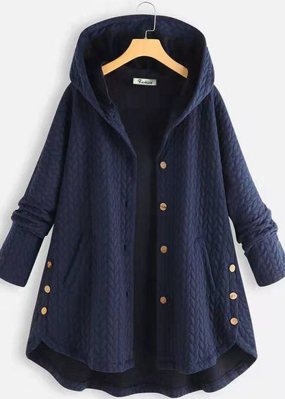 Julie | Manteau côtelé avec capuche