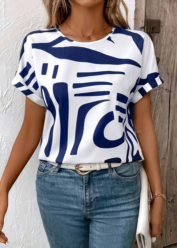 Sophia | T-Shirt Abstrait Décontracté
