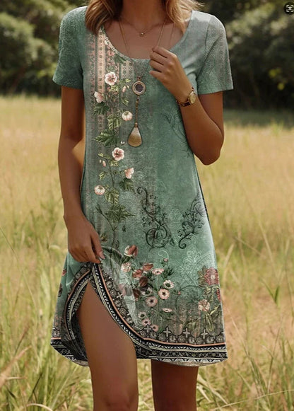 Margot | Robe Courte Imprimée Tendance