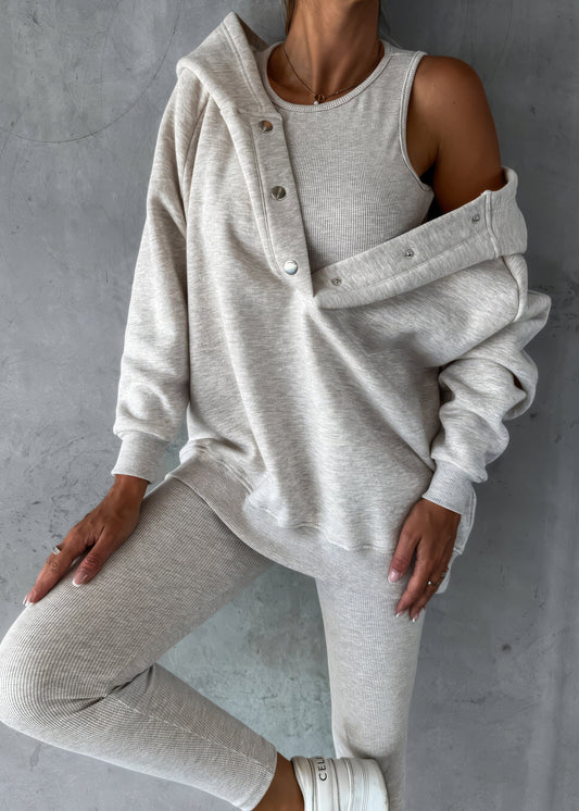 Nina | Ensemble confort avec sweat à capuche surdimensionné