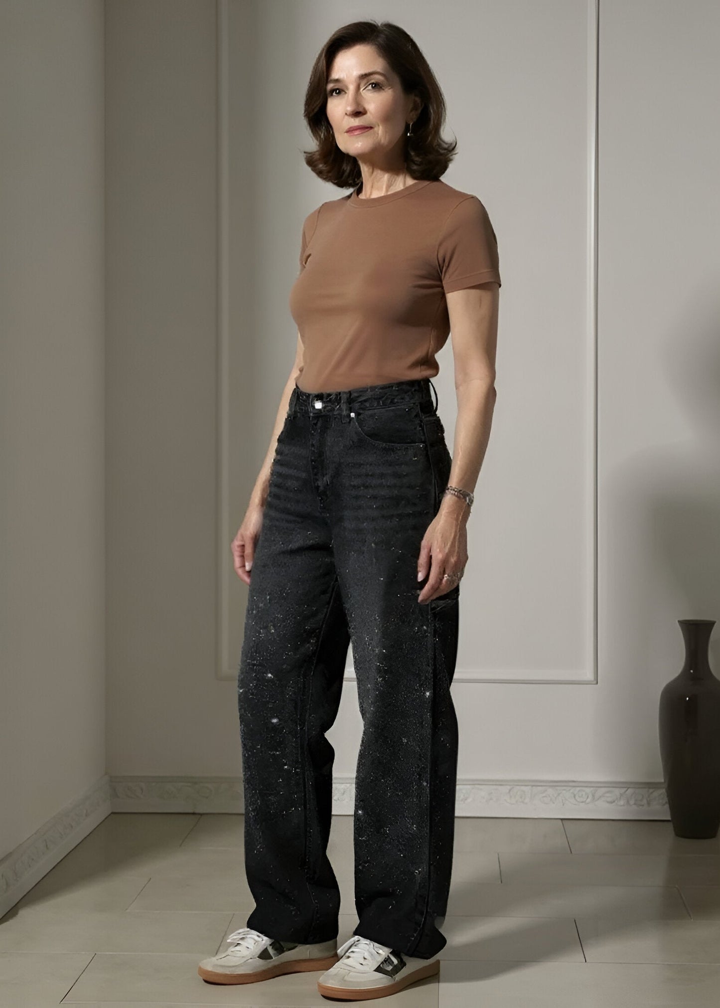 Nica | Pantalon Femme en Denim Confortable et Tendance