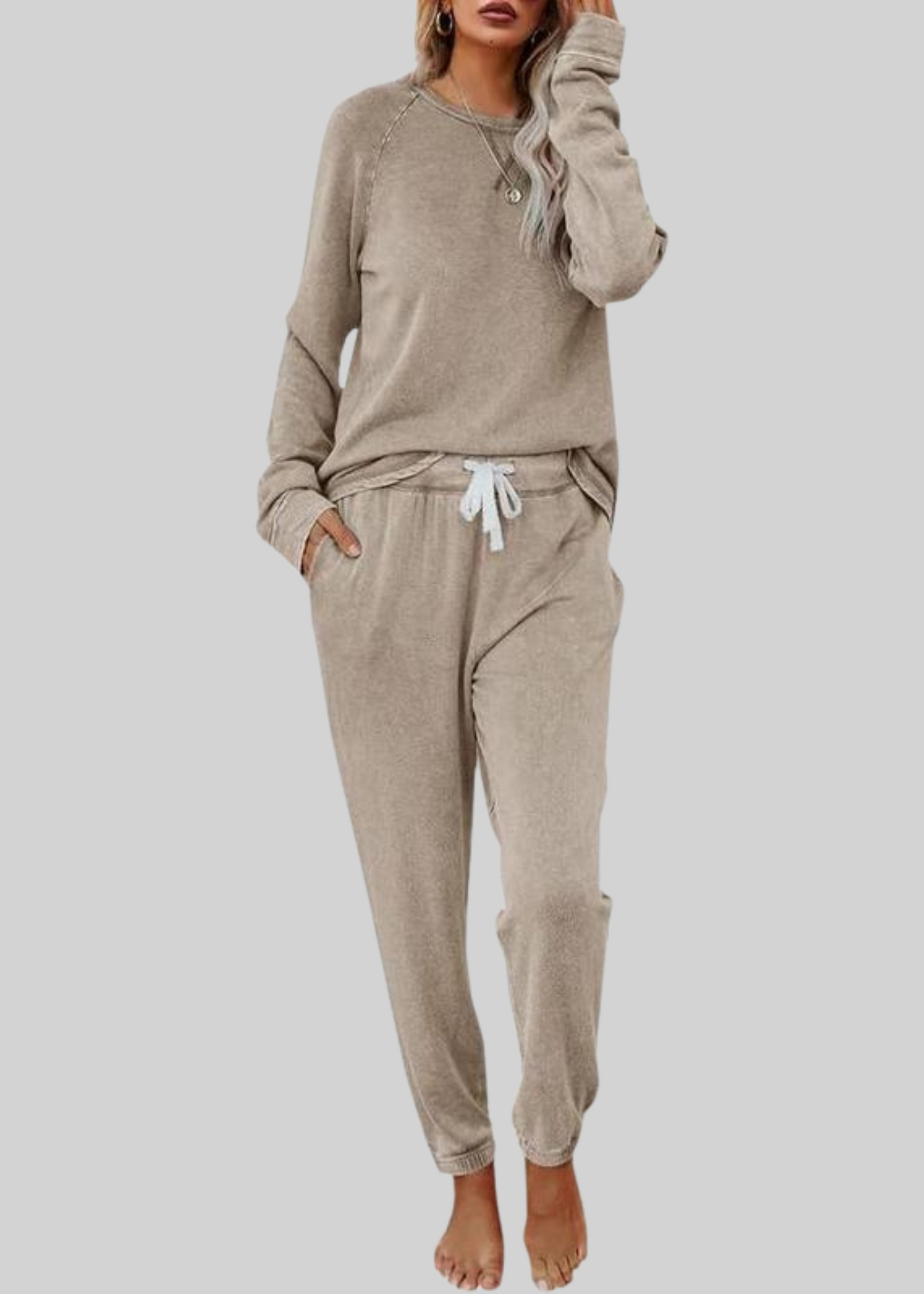 Chloé | Ensemble Décontracté Femme en Tissu Doux pour Un Confort Stylé 3