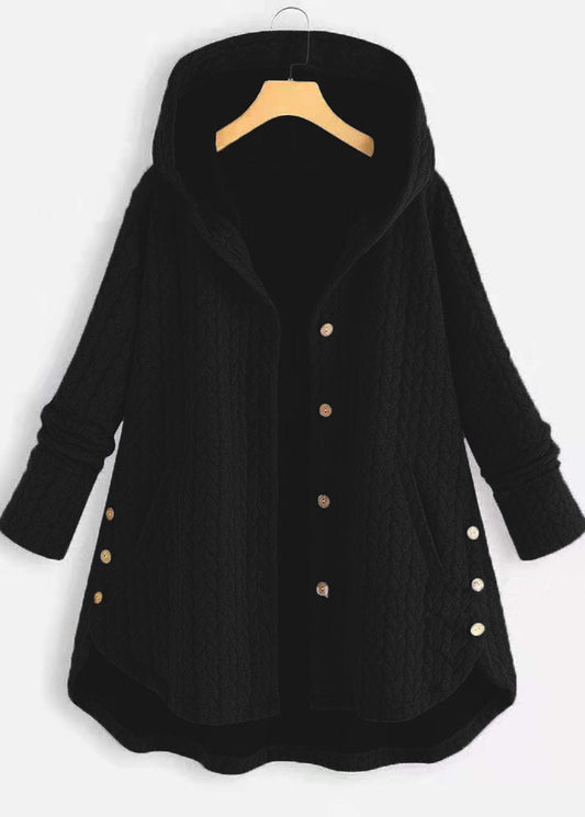 Julie | Manteau côtelé avec capuche