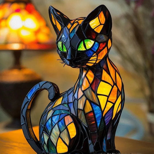 Lampe Chat Élégant