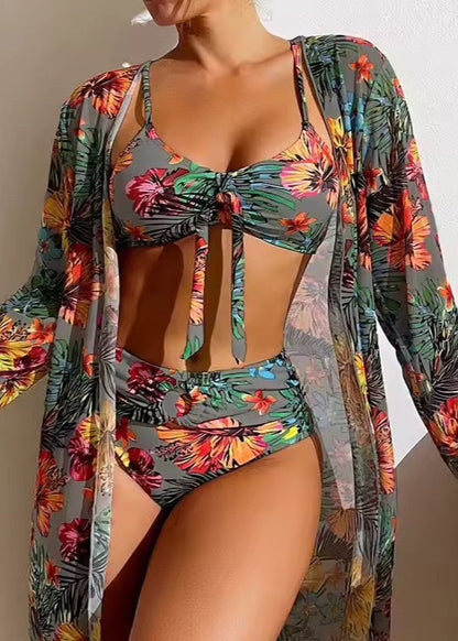 Marina | Ensemble bikini taille haute
