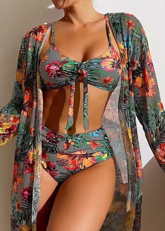 Marina | Ensemble bikini taille haute
