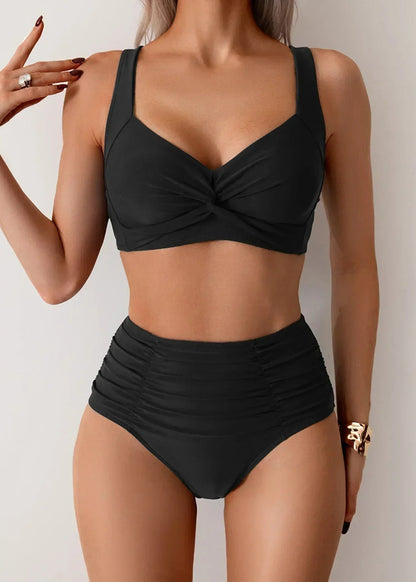 Zoë | Maillot de bain intemporel à taille haute