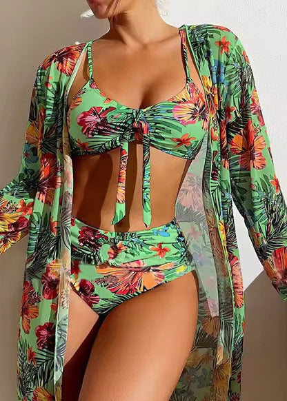Marina | Ensemble bikini taille haute