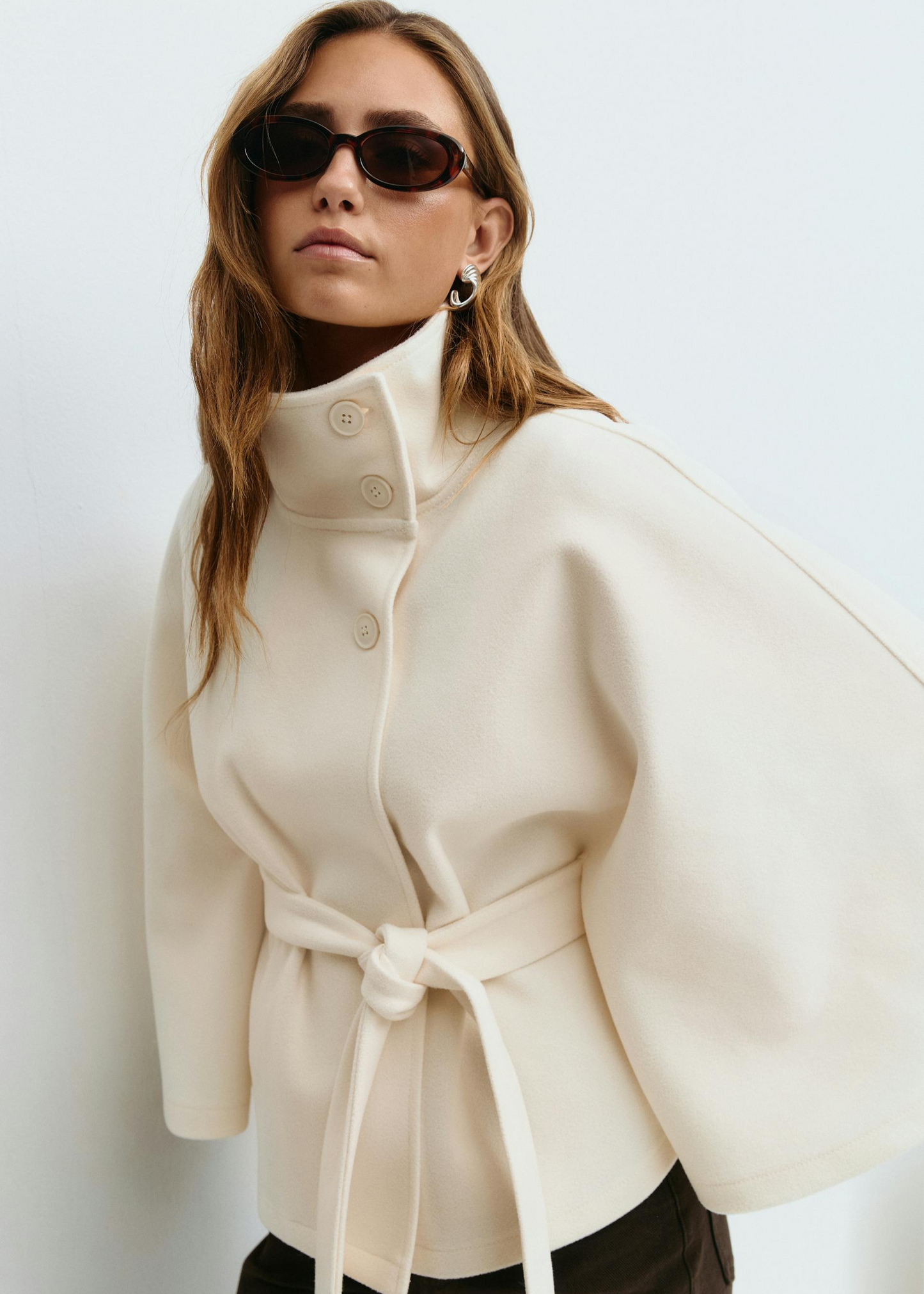 Sophie | Élégante Veste Femme Hiver Ceinturée pour Style Chic et Moderne 1