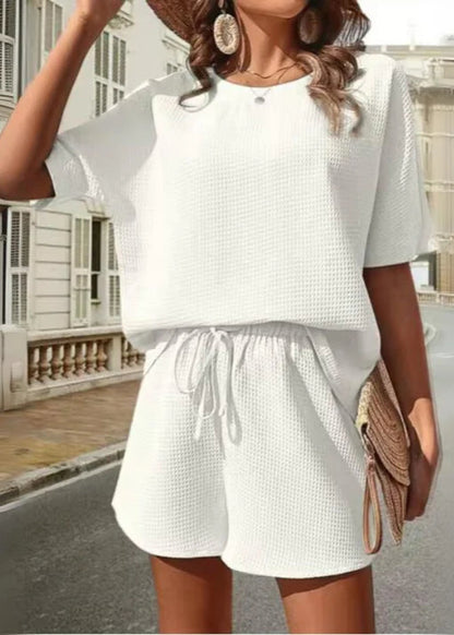 Nicole | Ensemble deux pièces léger à texture gaufrée