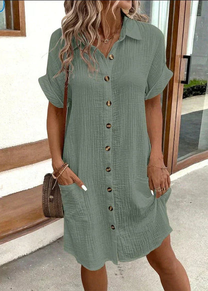 Macy | Robe chemise en coton