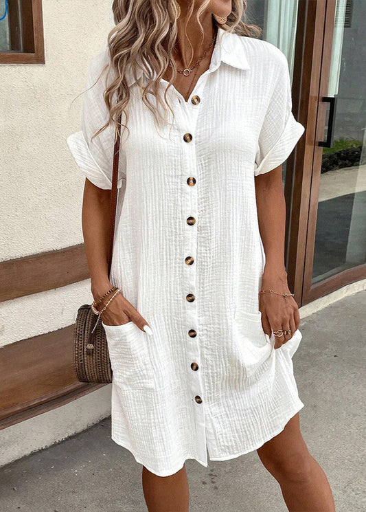Macy | Robe chemise en coton