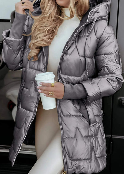 Mira | Manteau d’hiver élégant à capxuche