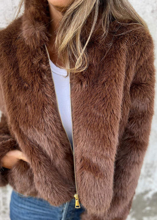 Zina | Veste en fausse fourrure