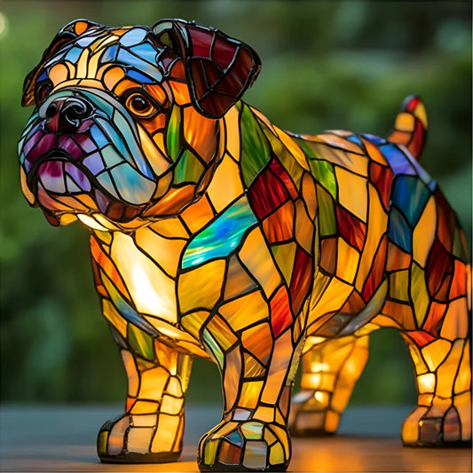 Lampe Bouledogue sur pied